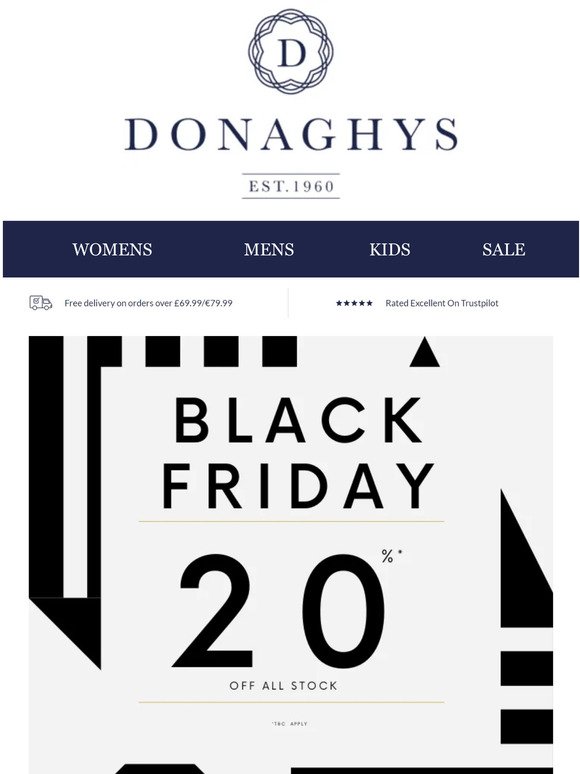 20% off Black Friday Discount