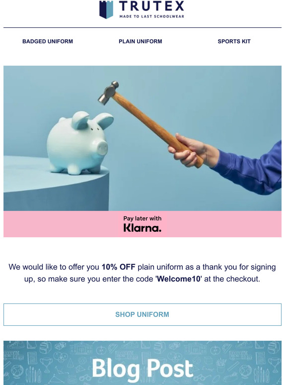 Take a look at your Trutex Discount