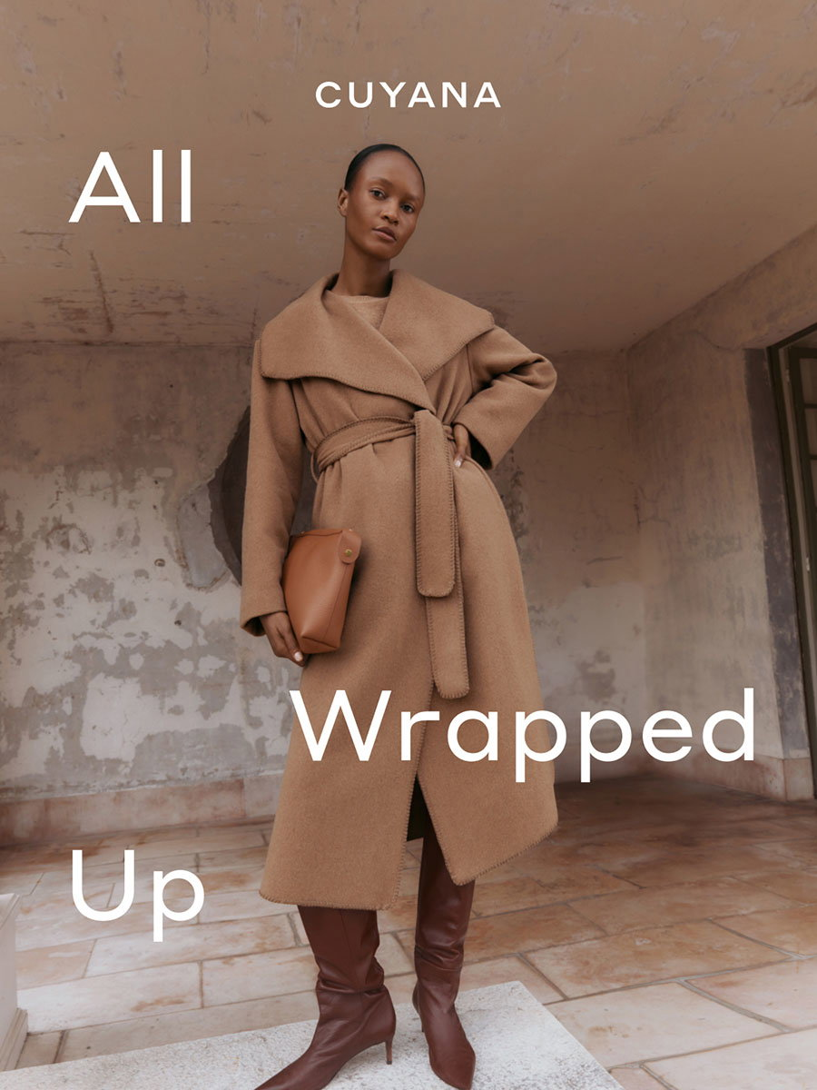 Cuyana: They're Here: Our New Wool Coat and Scarf | Milled