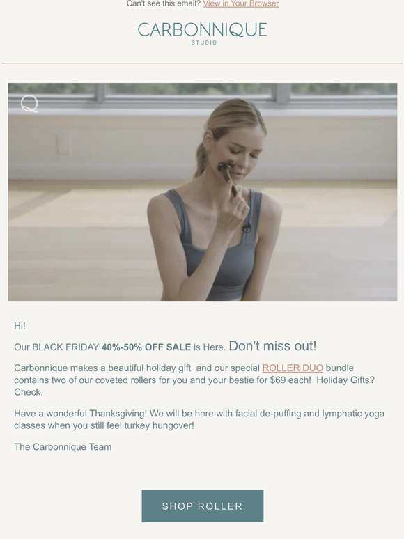 Your 40% OFF  chic face roller