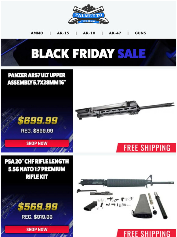 Palmetto State Armory Here Are Some More Ammo, Gun, And Parts Deals We