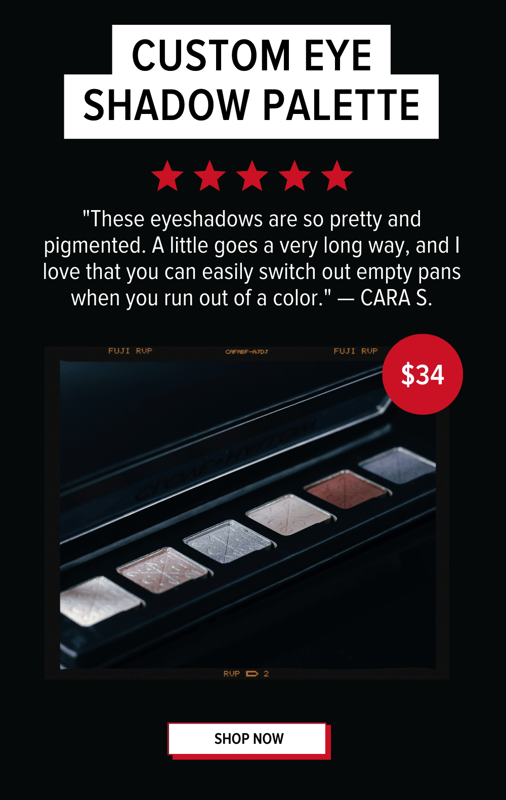 Custom Eye Shadow Palette