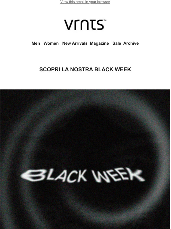 ⚫ La Black Week è iniziata! ⚫