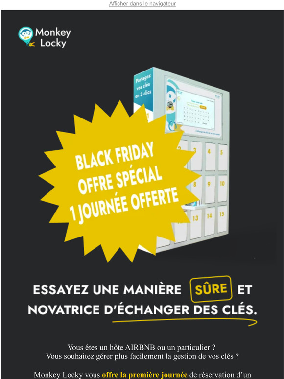 Le Black Friday chez Monkey Locky ça donne ça !