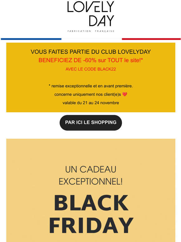 -60% pour nos clientes!