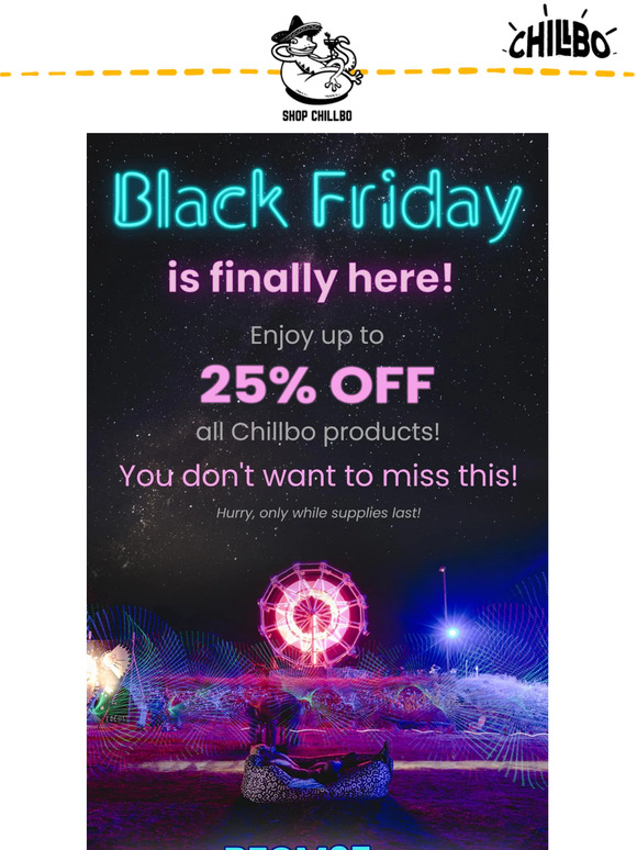 Early access to our Black Friday sale 🔥