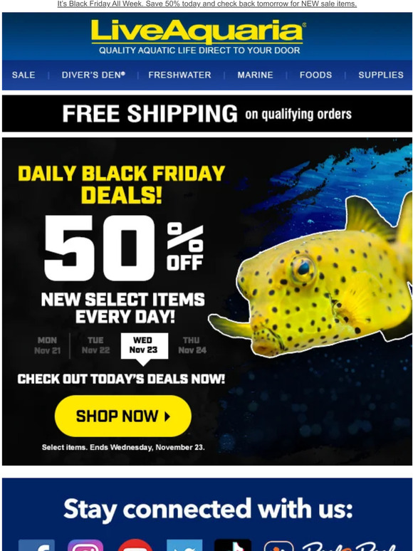 No need to wait for Friday to get our daily Black