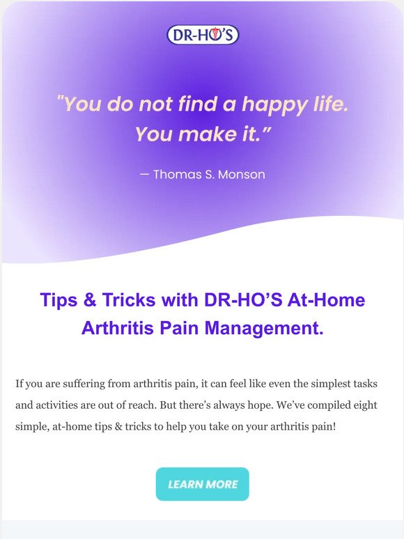 Easy Steps to Help Manage Arthritis Pain