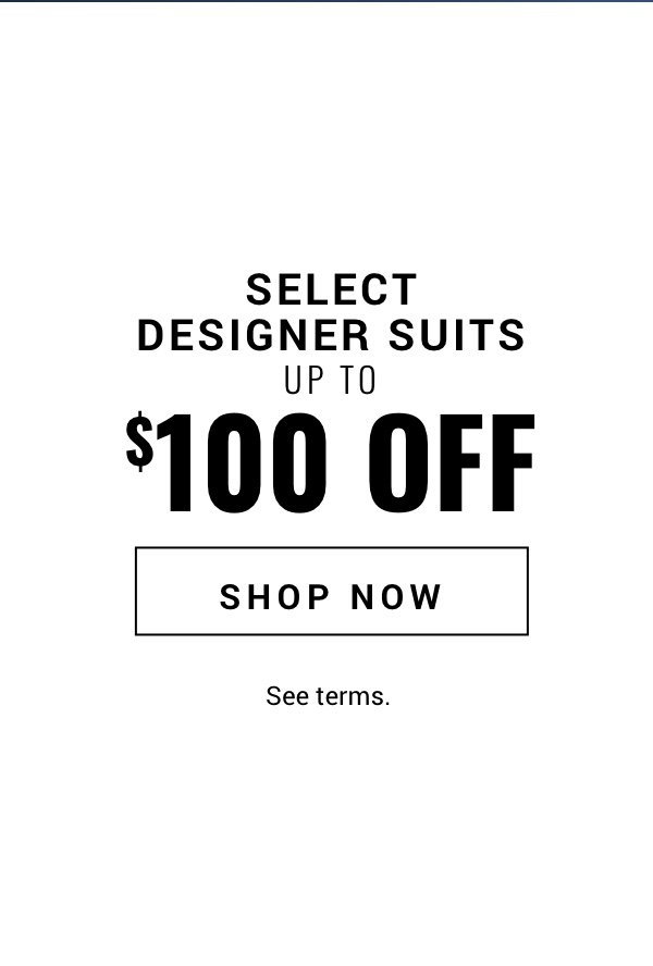 Shop up to 100 off suits