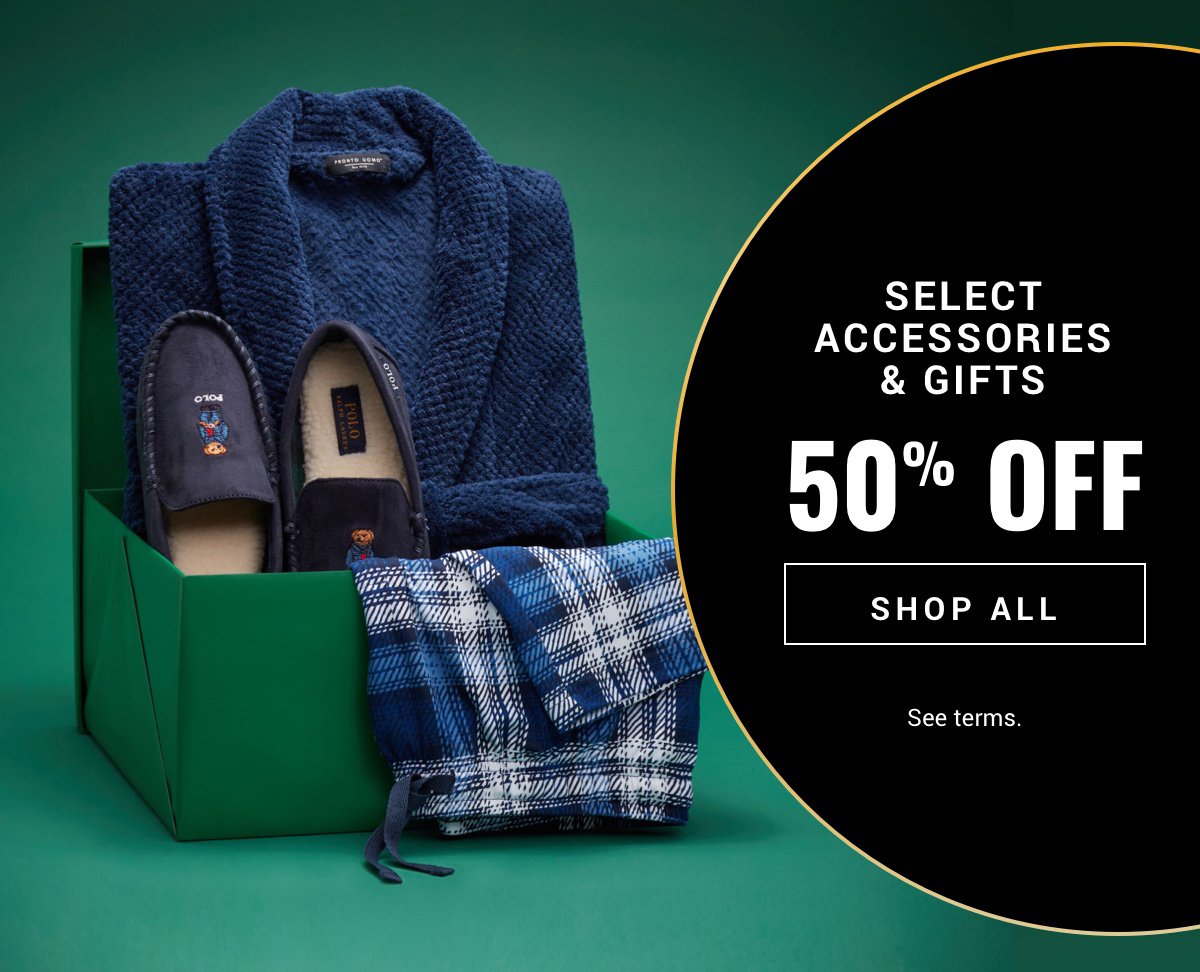 Shop 50 percent off Cold Weather Accessories and Gifts
