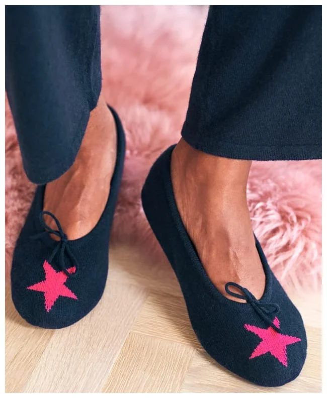 Cashmere Star Slippers