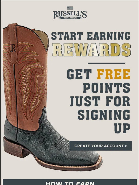 Russell's Western Wear It’s Our BIGGEST Event Of The Year! Milled