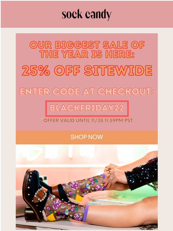 Our Black Friday Sale is Here - 25% Off SITEWIDE!