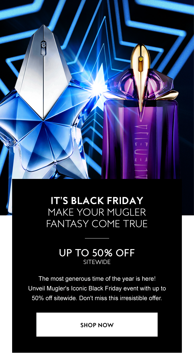 Thierry mugler outlet black friday