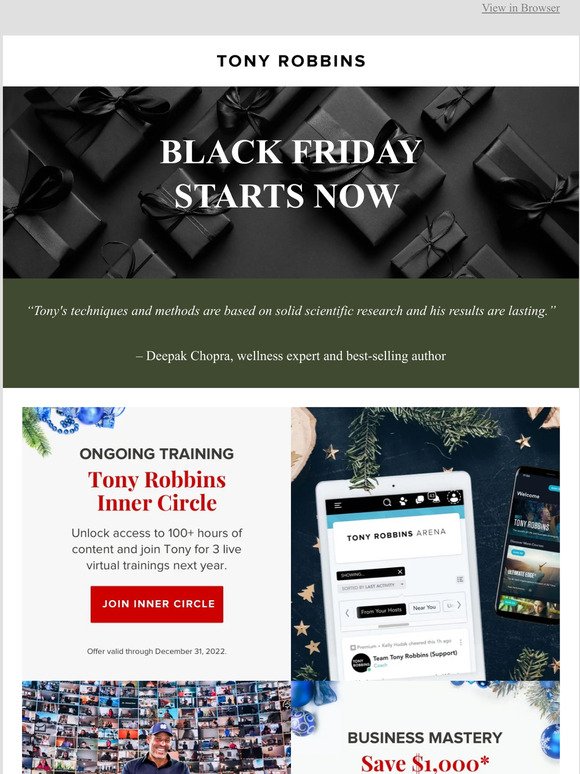 Black Friday offers for — start now