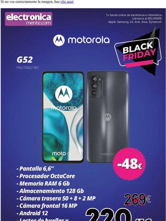 Consigue tu Motorola para este Black Friday