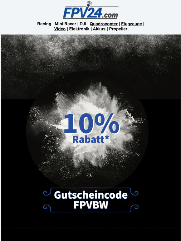 Schäppchenwochenende: -10% Rabatt