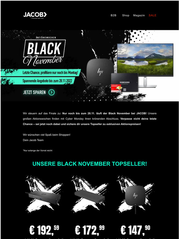 Black November Topseller