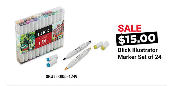 Blick Illustrator Market Set of 24 Sale $15.00