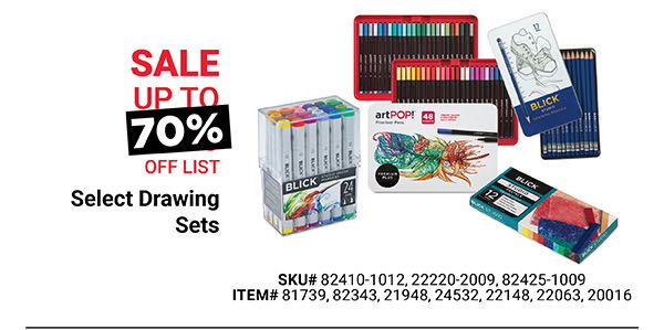 Select Drawing Sets Up to 70% Off List