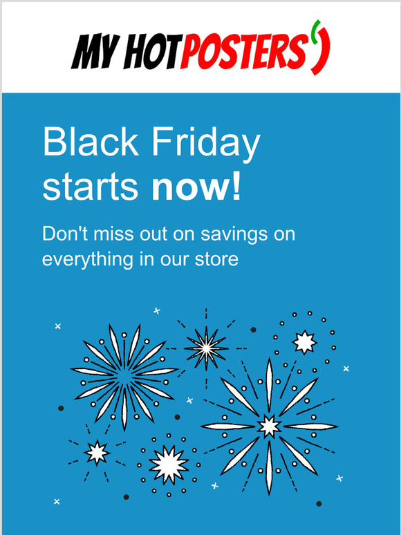 Black Friday starts now!