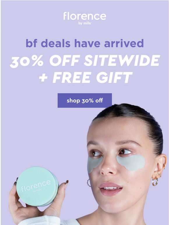 Florence By Mills black friday deals start NOW Milled