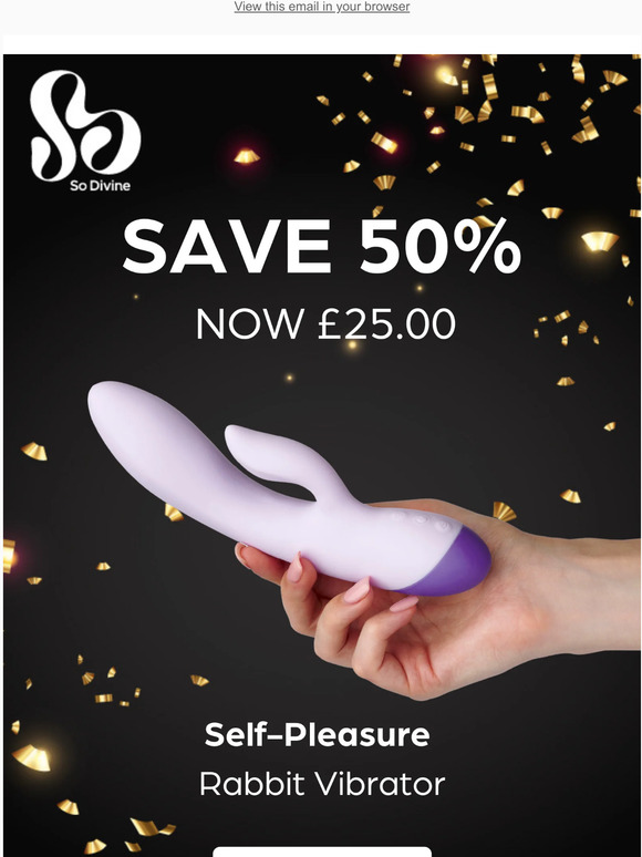 Save 50% On Our Self-Pleasure Rabbit Vibrator
