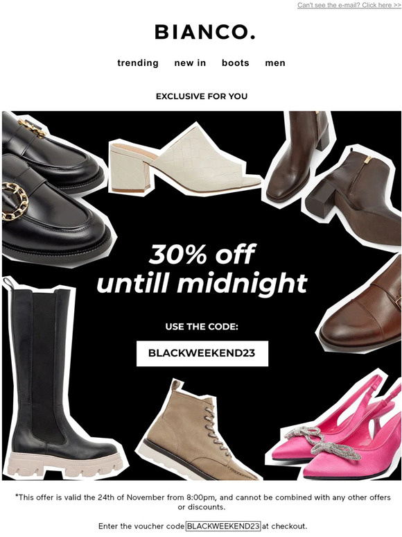 Exclusive for you - and only today - Enjoy -30% of everything!