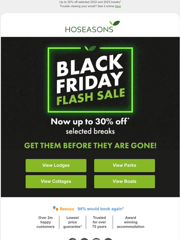 Black Friday Flash Sale NOW ON!