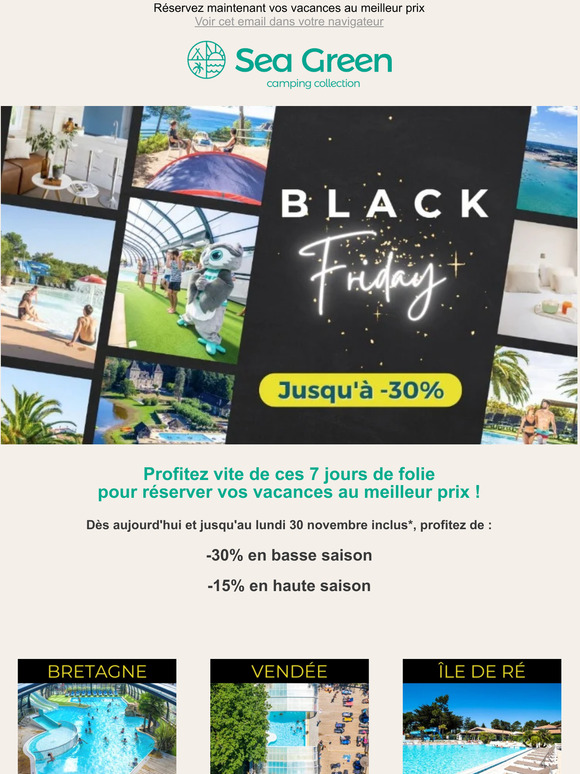 ⚫ BLACK FRIDAY  🌟  C'est parti : jusqu'à -30%