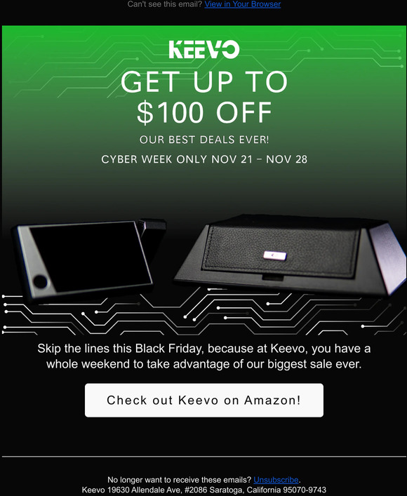 Don't want to wait in line on Black Friday? No sweat!