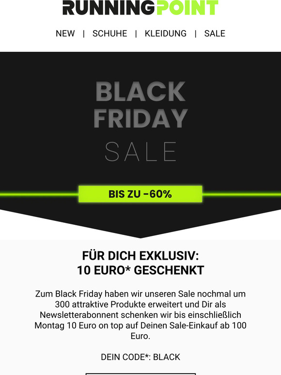 Dein EARLY ACCESS zum Black Friday Angebot