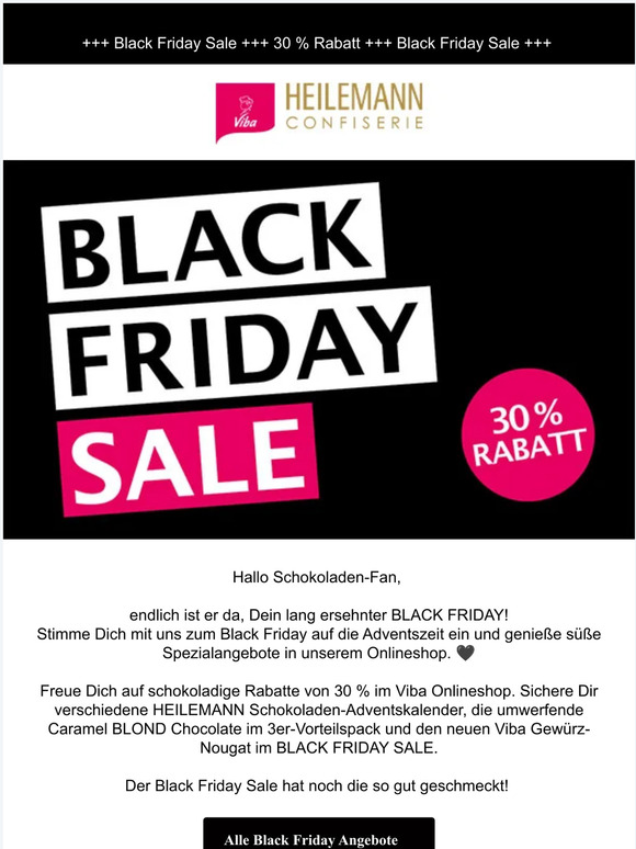 Süßer Black Friday Sale! 🖤