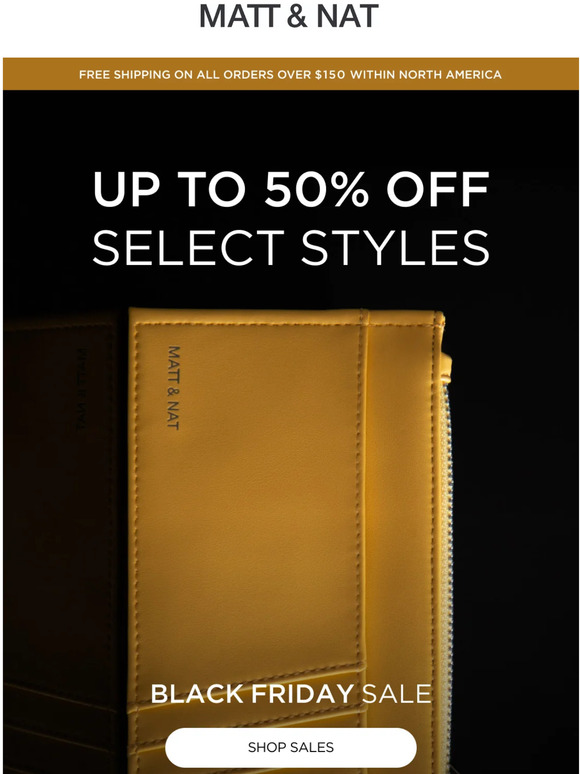 UP TO 50% OFF SELECT STYLES 👏