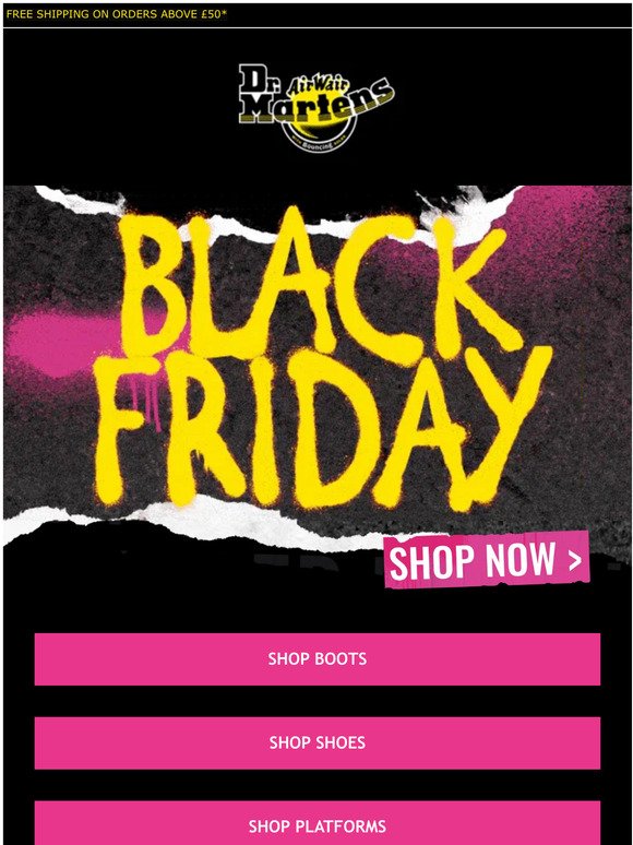The DM's Black Friday SALE has landed