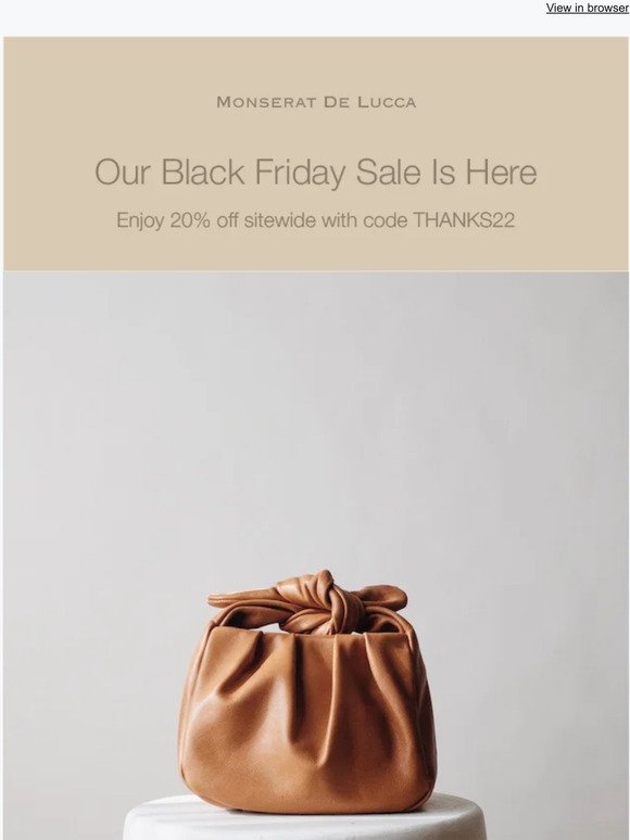 Our Black Friday Sale Is Here!