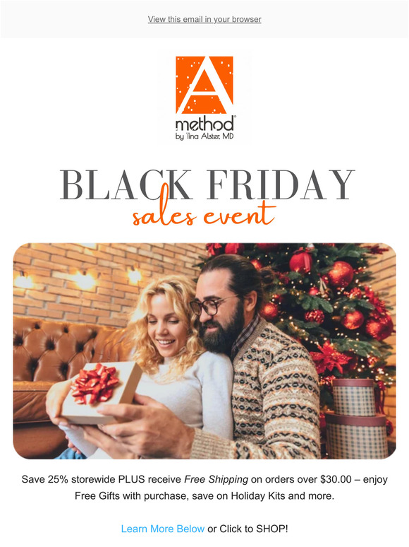 ✨ Our 𝘽𝙇𝘼𝘾𝙆 𝙁𝙍𝙄𝘿𝘼𝙔 Sales Event is ON!