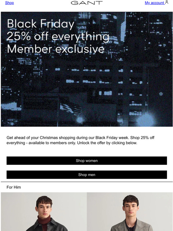 Don’t forget your 25% off
