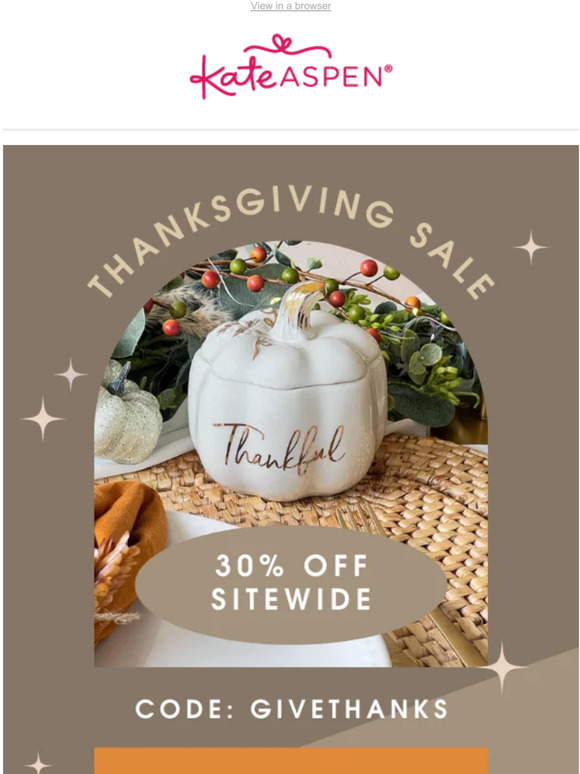 Happy Thanksgiving! A little gift for you..