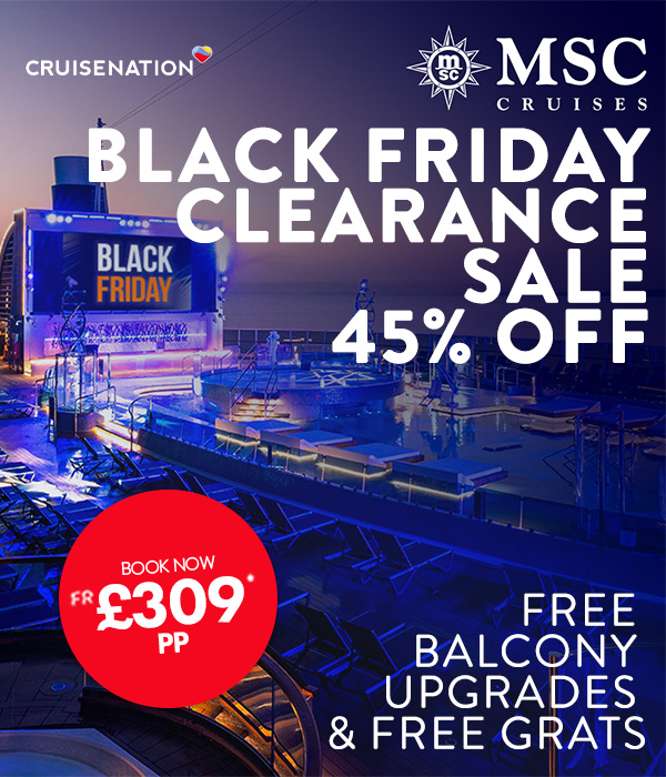 Cruise Nation Oops! Updated MSC Black Friday Clearance Sale Milled