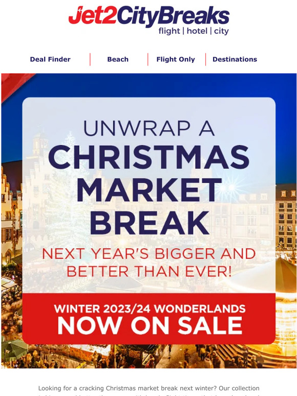 jet2holidays: Unwrap a Christmas market break  Milled