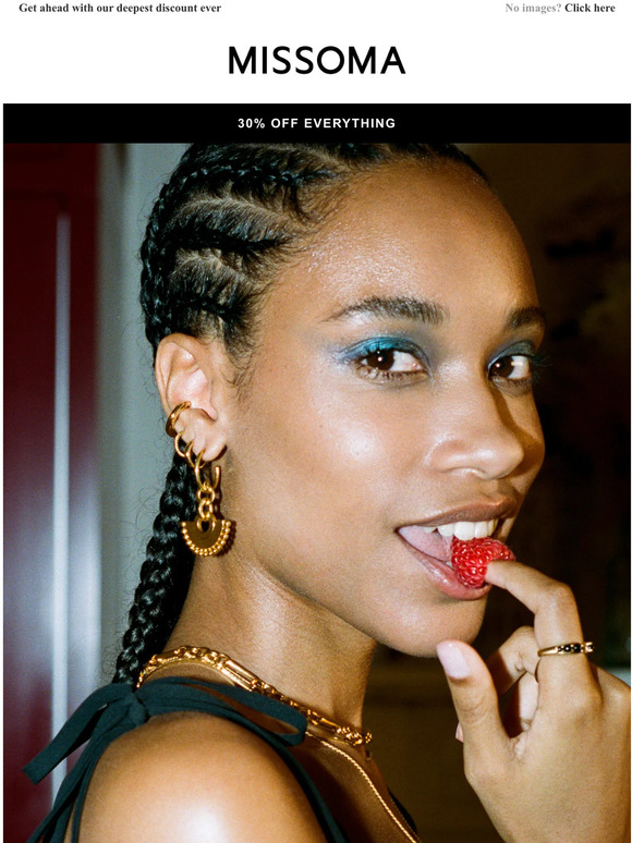 Missoma 30 off gifts they'll love Milled