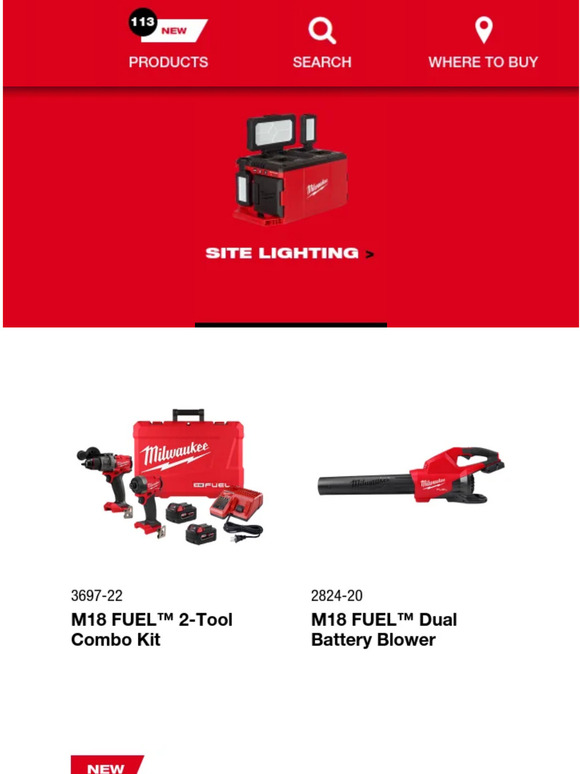 Milwaukee Tool Explore All M18™ Solutions Milled