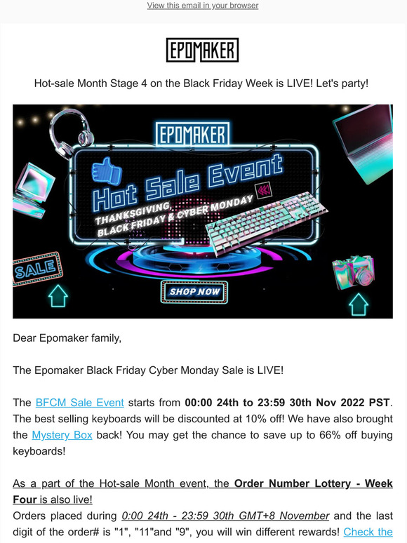 The Black Friday Cyber Monday Sale is ON! 📣10 off Best