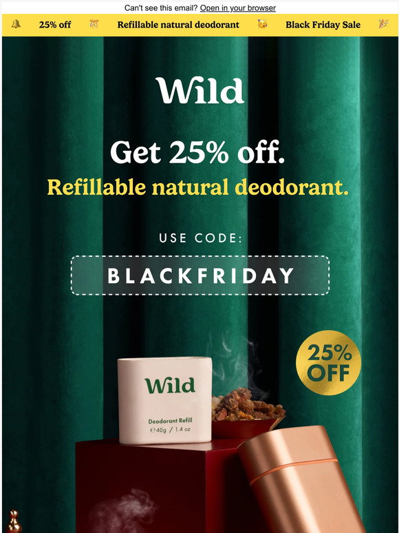Wild Cosmetics DE: IntroducingActivated Charcoal Deodorant
