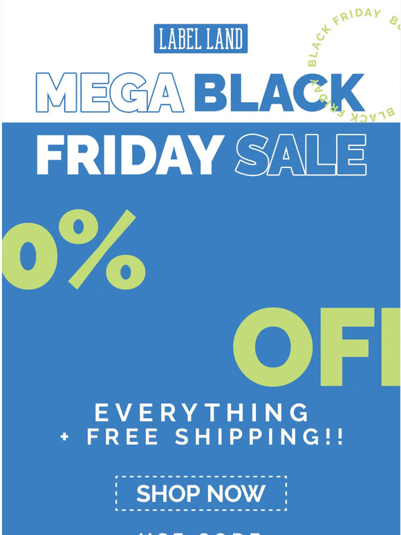 Let the Black Friday Shopping Begin 💚 💙