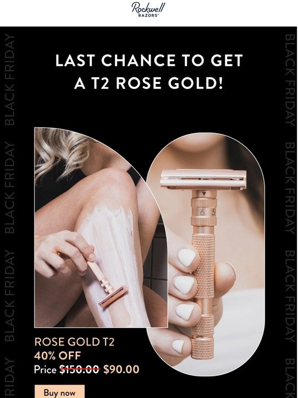 Today Only! 40% OFF on our T2 Rose Gold 🌹