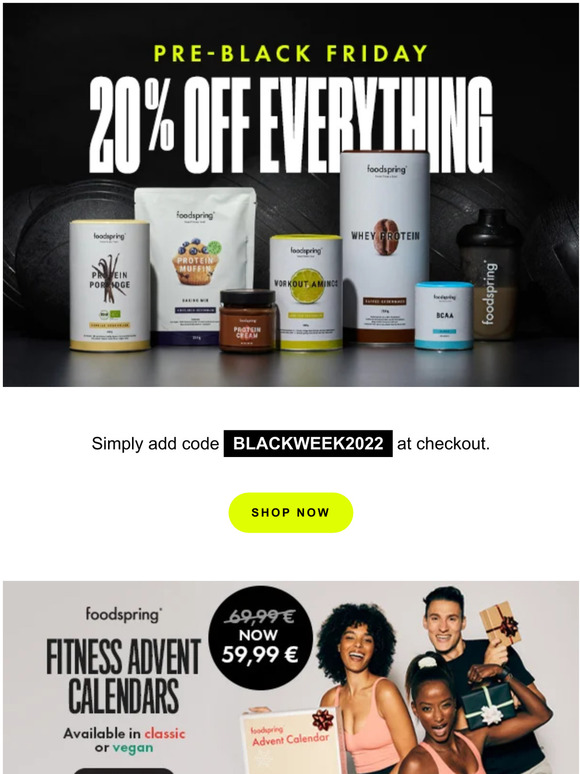 Exclusive early access: BLACK FRIDAY