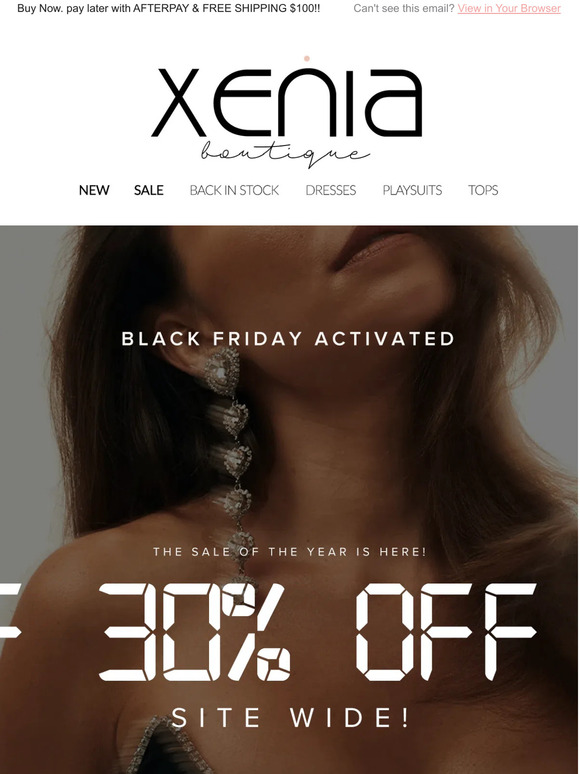 🌟 30% OFF SITE WIDE - BLACK FRIDAY SALE IS HERE! 🌟