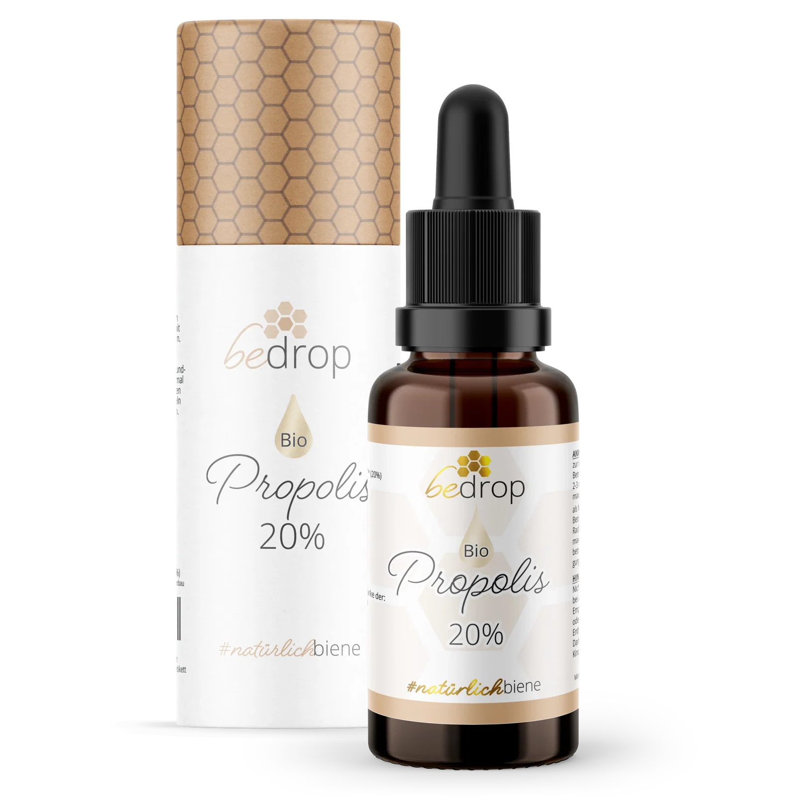 Image of Propolis Extrakt Tinktur mit Pipette 20% - 30ml (Bio-Zertifiziert)